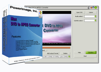 Max DVD to MPEG Converter Screenshot